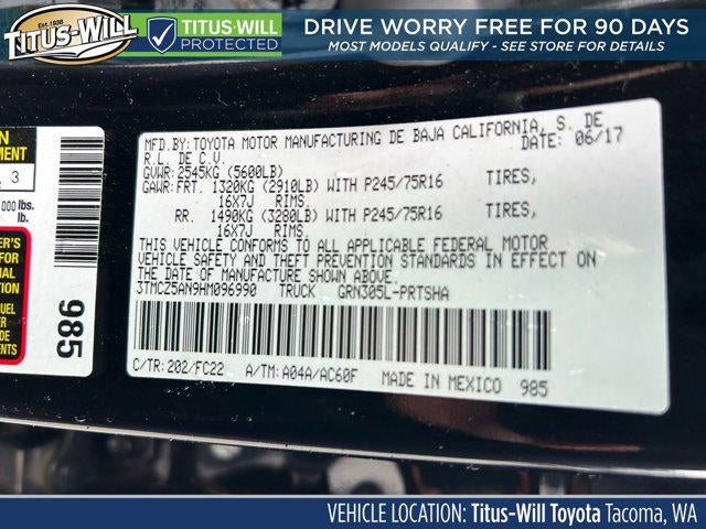 2017 Toyota TACOMA SR5 SR5 V6