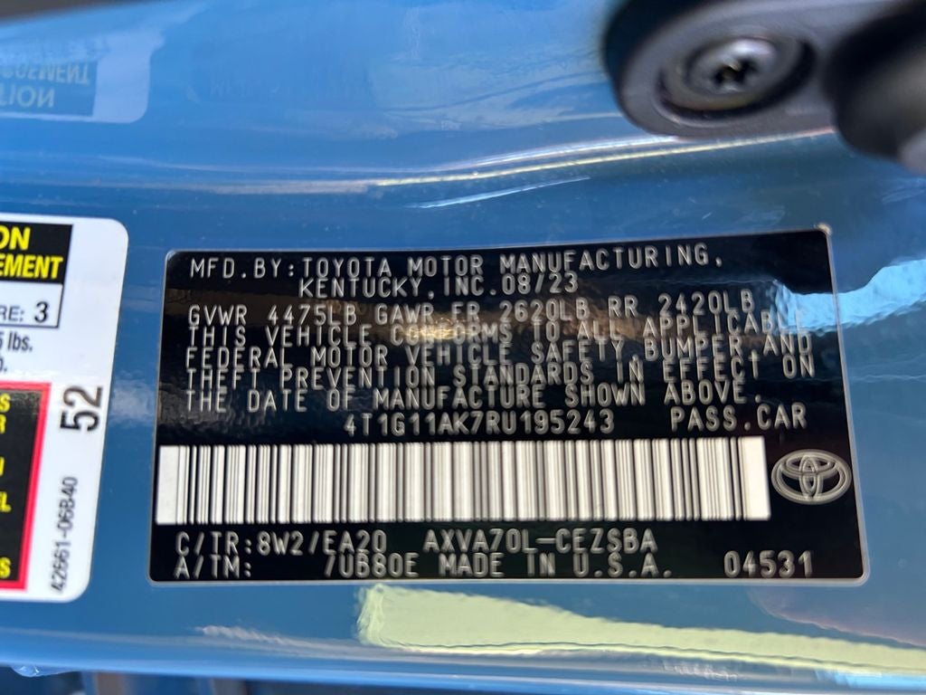 2024 Toyota CAMRY SE