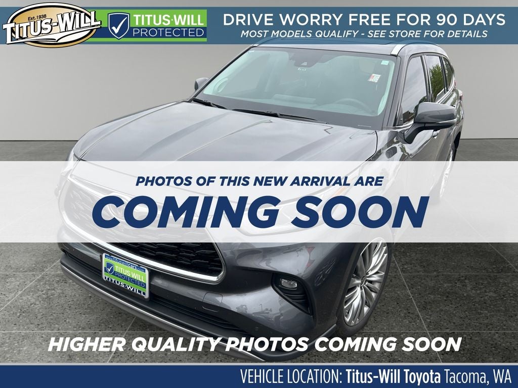 2023 Toyota HIGHLANDER Platinum 1 OWNER
