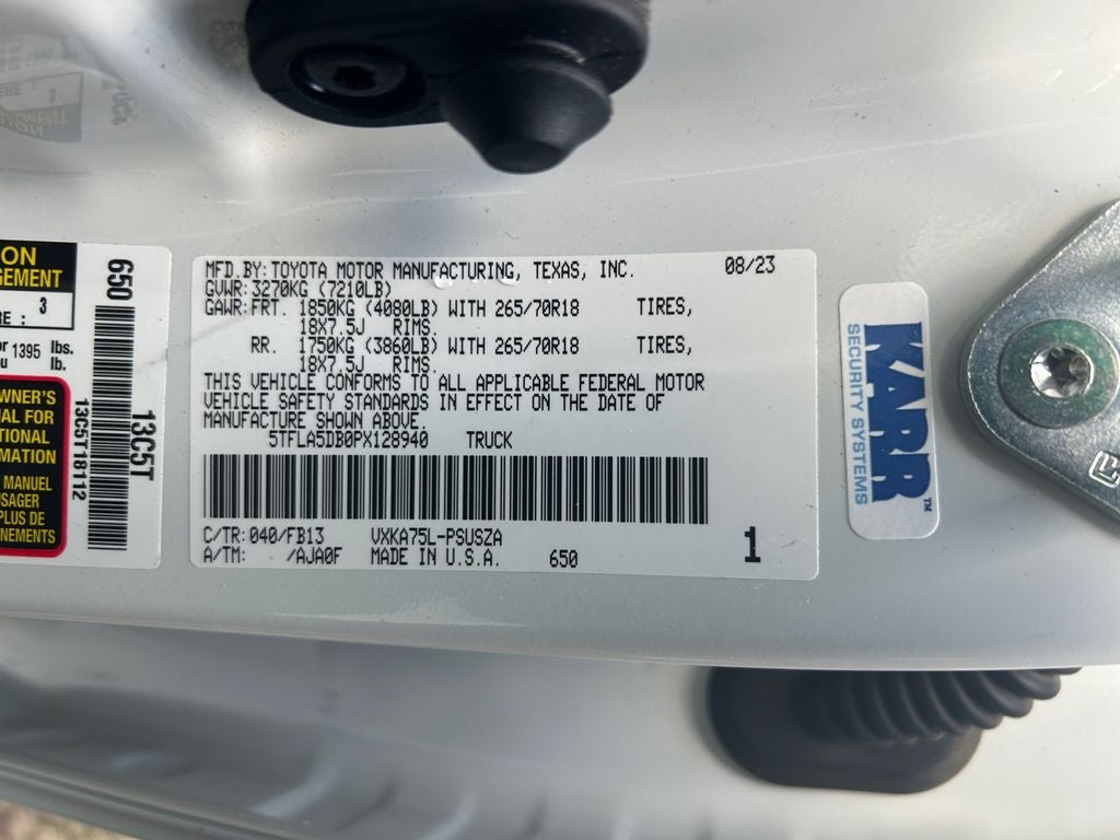 2023 Toyota TUNDRA 4X4 SR5