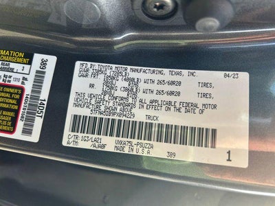 2023 Toyota TUNDRA 4X4 Platinum