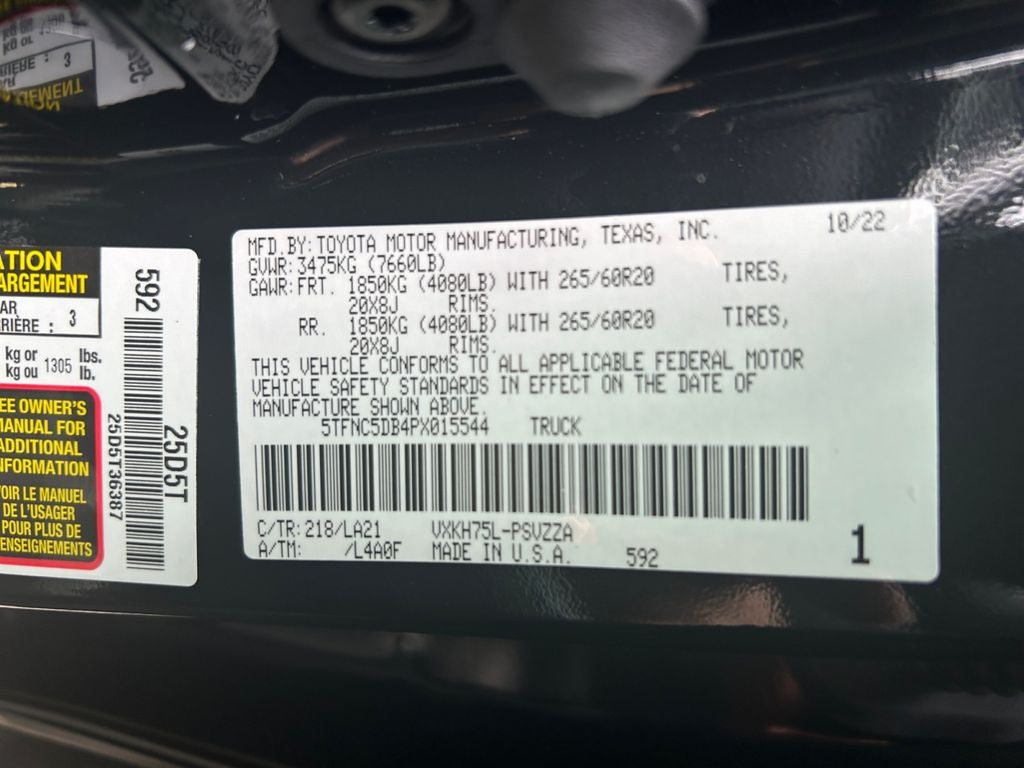 2023 Toyota Tundra i-FORCE MAX Platinum