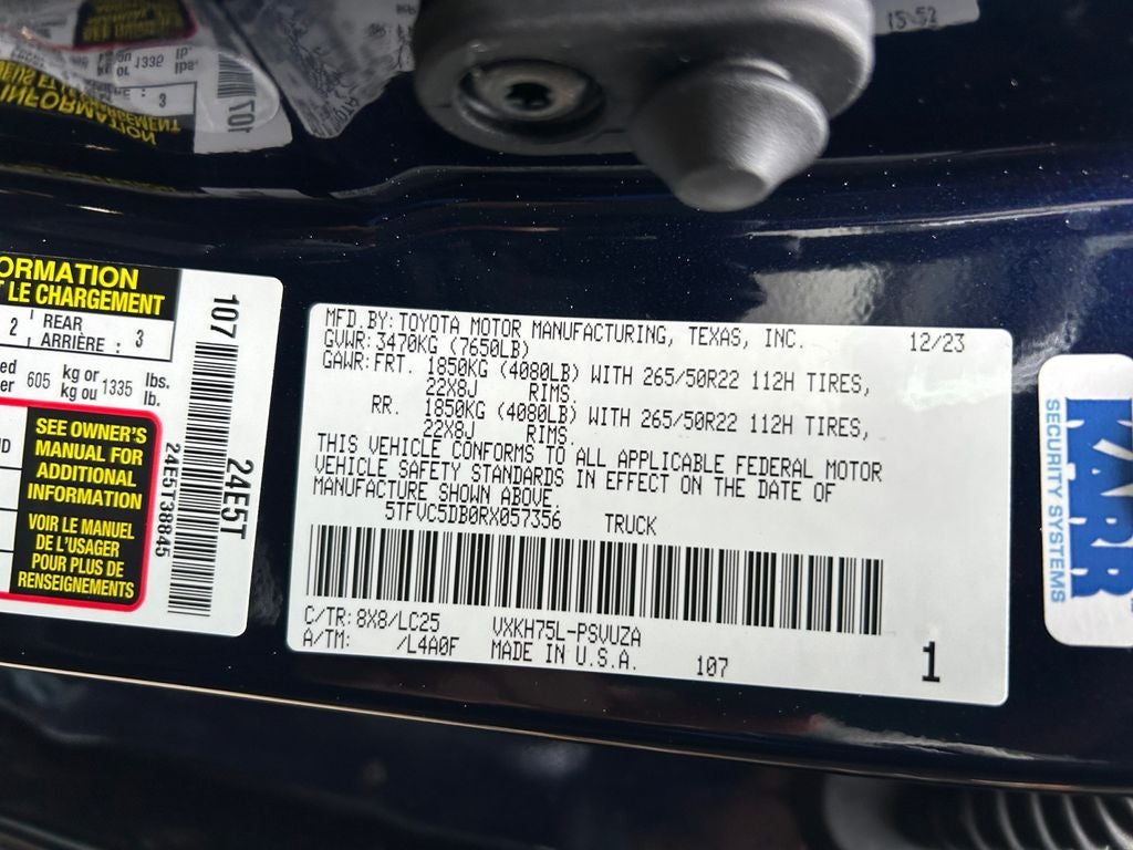 2024 Toyota TUNDRA HV 4X4 Capstone