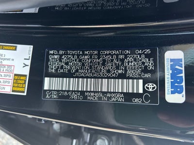 2025 Toyota Prius Nightshade