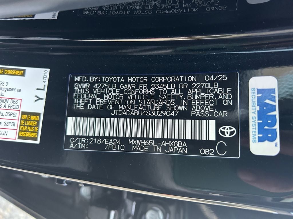 2025 Toyota Prius Nightshade