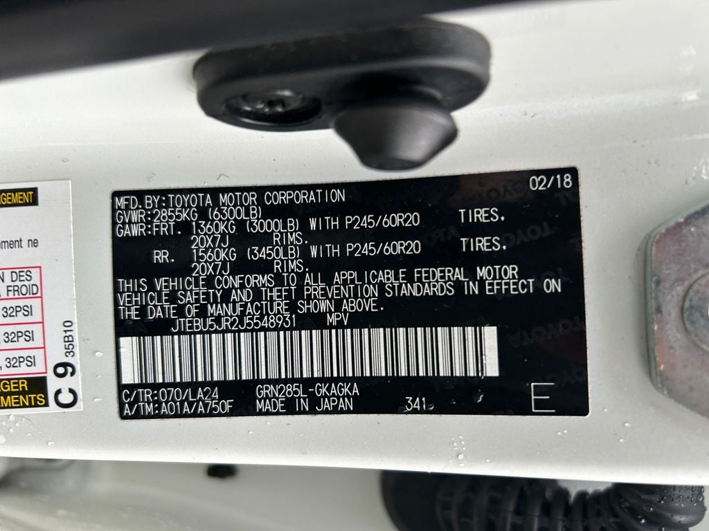 2018 Toyota 4RUNNER Limited