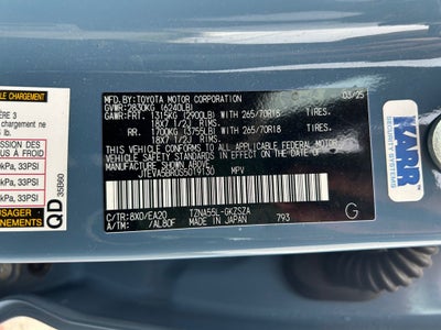 2025 Toyota 4Runner TRD Off-Road Premium