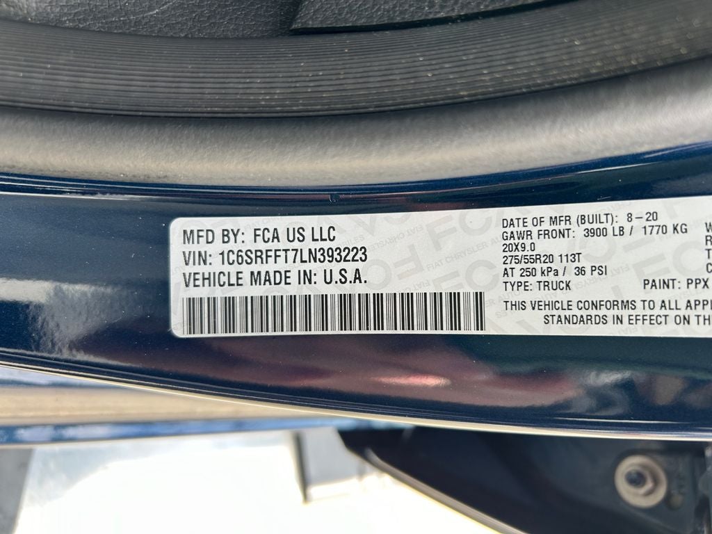 2020 RAM 1500 Big Horn/Lone Star