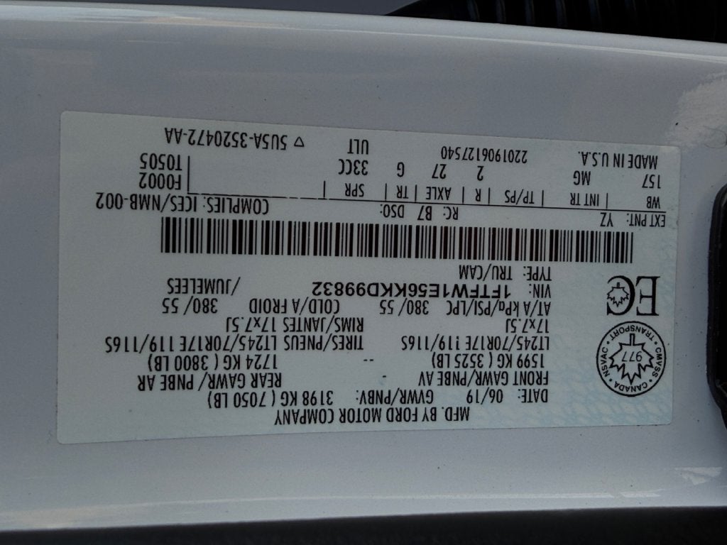 2019 Ford F-150 XLT