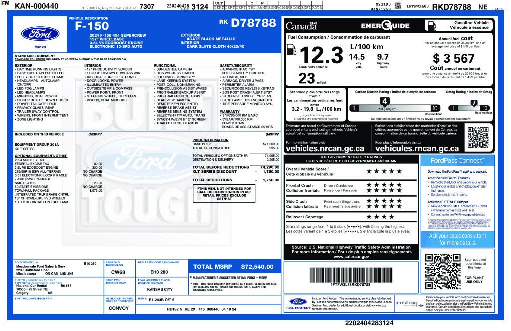 2024 Ford F-150 XLT