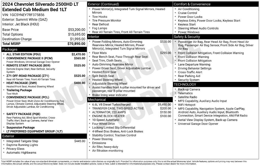 2024 Chevrolet Silverado 2500HD LT