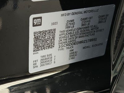 2024 Chevrolet Silverado 1500 LT LT1