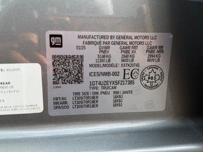 2025 GMC Sierra 2500HD AT4X