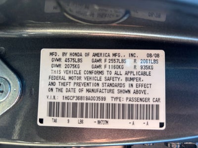 2009 Honda Accord EX-L 3.5