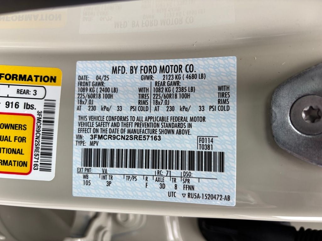 2025 Ford Bronco Sport Outer Banks