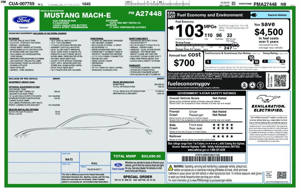 2023 Ford Mustang Mach-E Premium