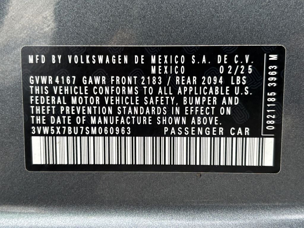 2025 Volkswagen Jetta 1.5T S