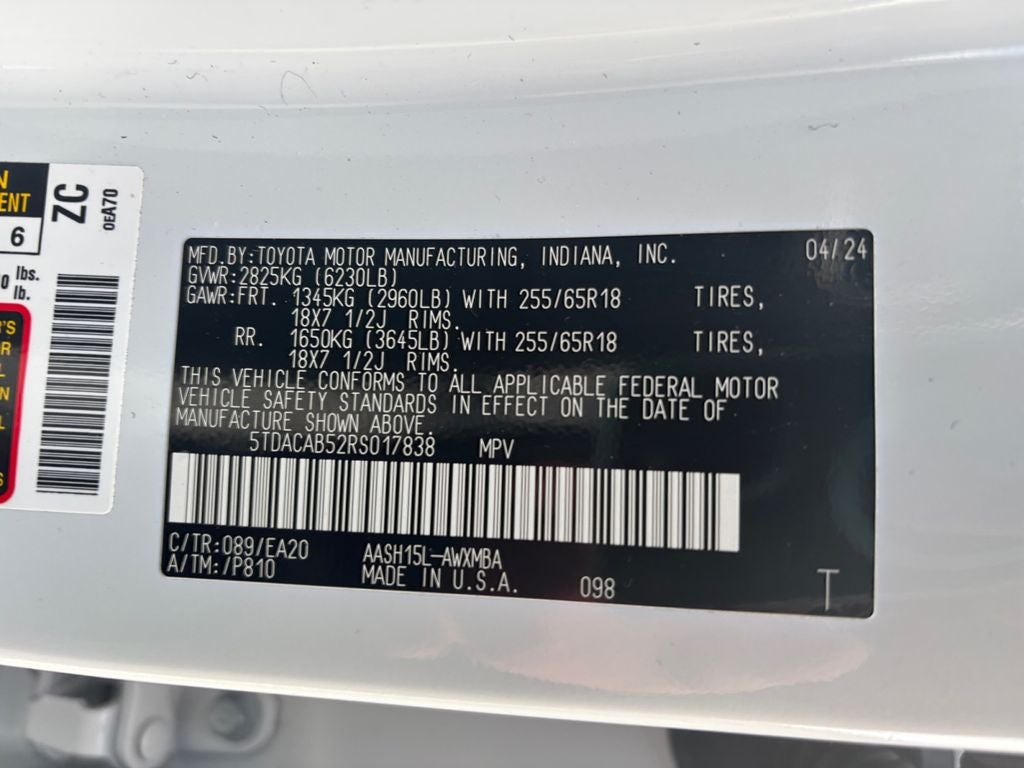 2024 Toyota Grand Highlander Hybrid XLE