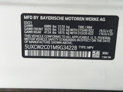2021 BMW X7 xDrive40i