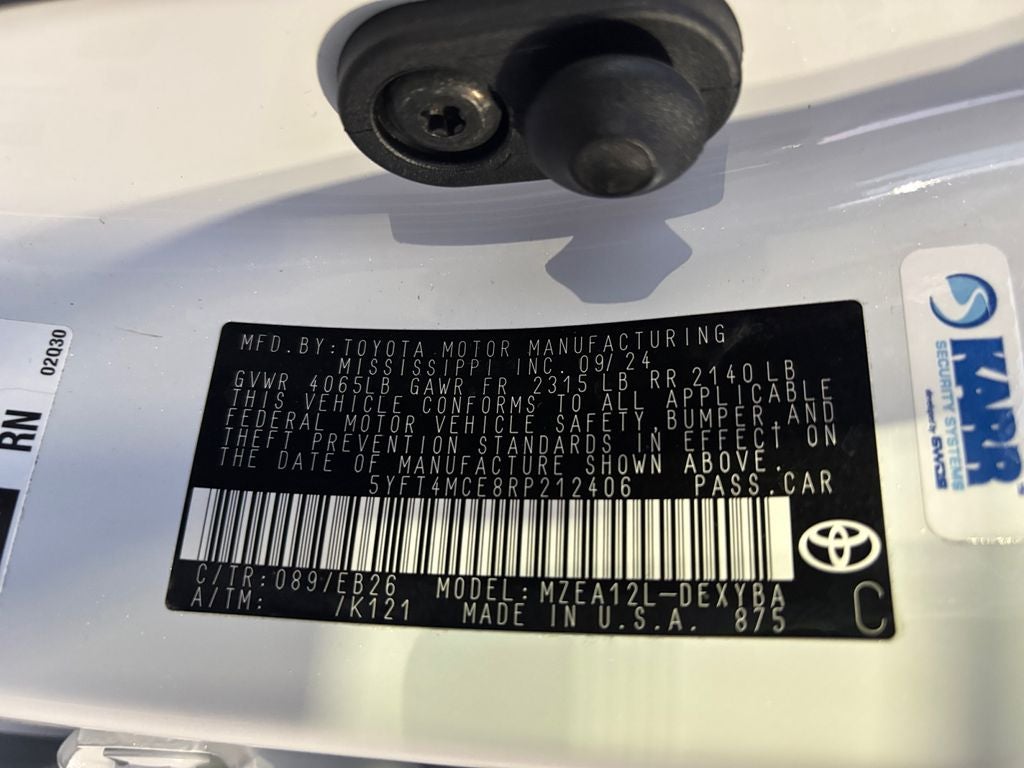 2024 Toyota Corolla XSE