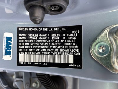 2019 Honda Civic Sport