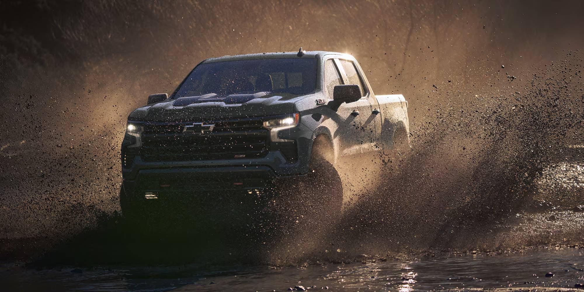 Silverado in Mud