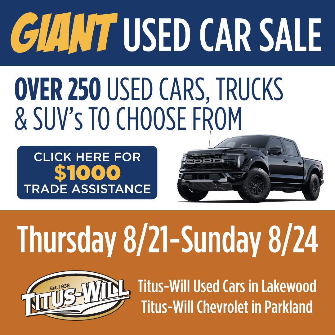 ACU Giant Used Car Sale
