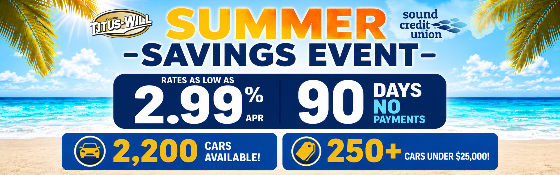 Summer Sales Event On Now